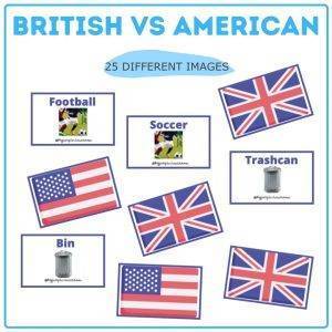 British vs American English game image by MyPurpleClassroom