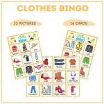 Clothes bingo game image by MyPurpleClassroom