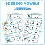 missing vowels spelling game image by MyPurpleClassroom