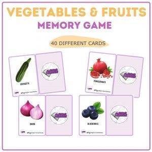 fruit & vegetable memory game image by MyPurpleClassroom