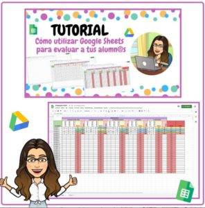 Evaluate your students with google sheets by MyPurpleClassRoom